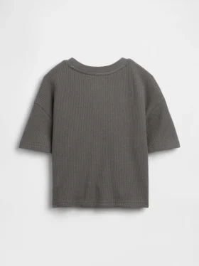T-shirt dla niemowląt i maluchów z dzianiny waflowej