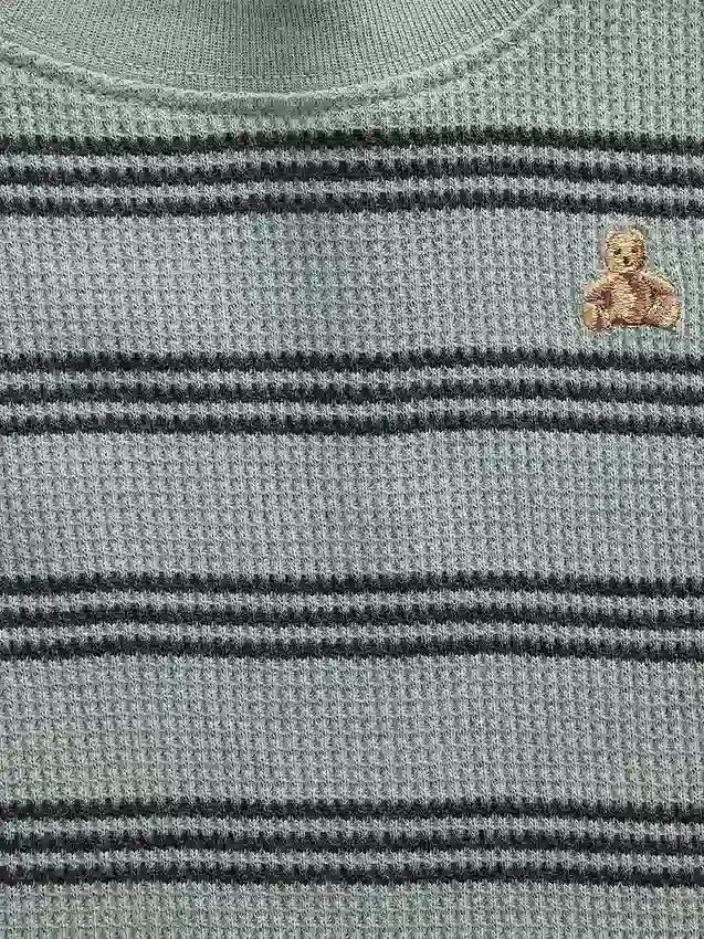 T-shirt dla niemowląt i maluchów z dzianiny waflowej