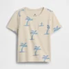 T-shirt dla niemowląt i maluchów z nadrukami do łączenia i dopasowywania oraz kieszenią