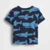 T-shirt dla niemowląt i maluchów z nadrukami do łączenia i dopasowywania oraz kieszenią
