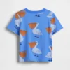T-shirt dla niemowląt i maluchów z nadrukami do łączenia i dopasowywania oraz kieszenią