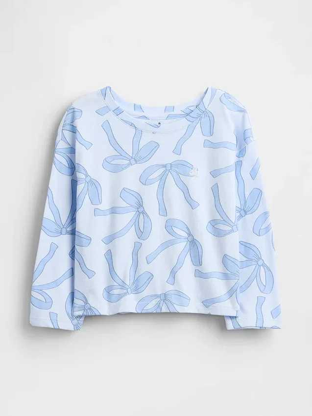 T-shirt dla niemowląt i maluchów z opadającymi ramionami do łączenia w zestawy