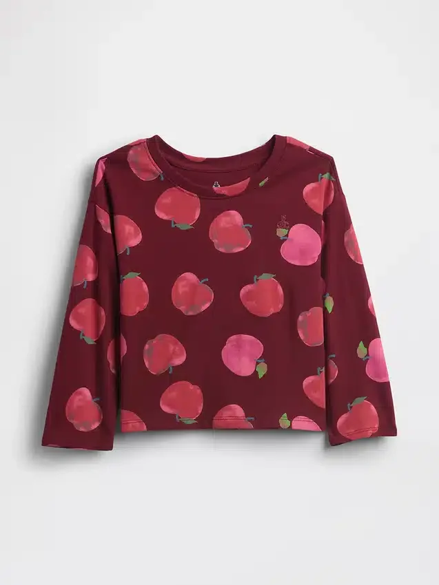 T-shirt dla niemowląt i maluchów z opadającymi ramionami do łączenia w zestawy
