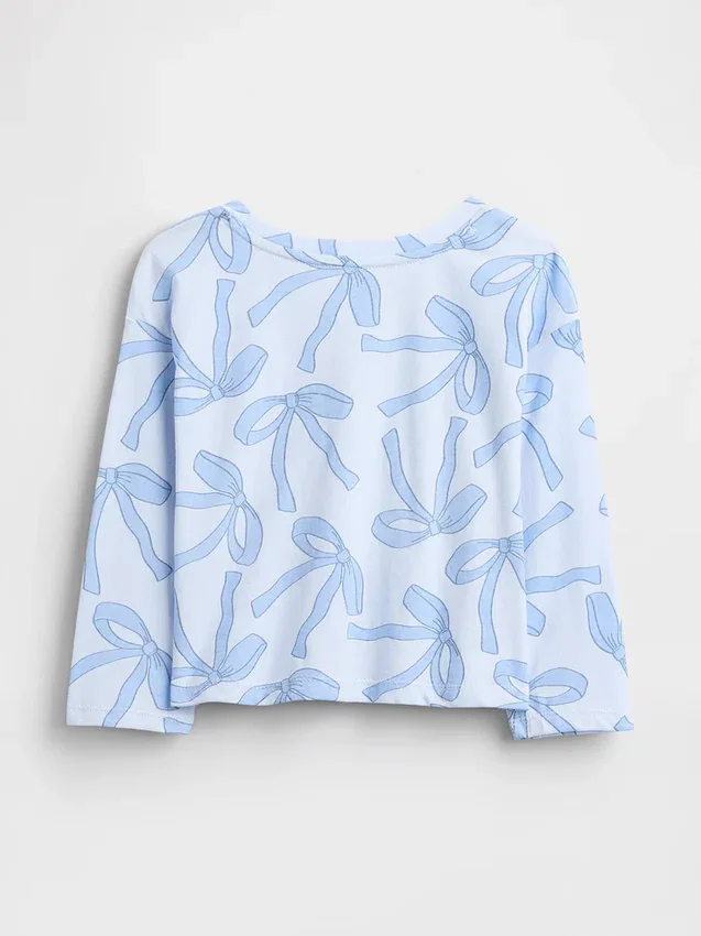 T-shirt dla niemowląt i maluchów z opadającymi ramionami do łączenia w zestawy