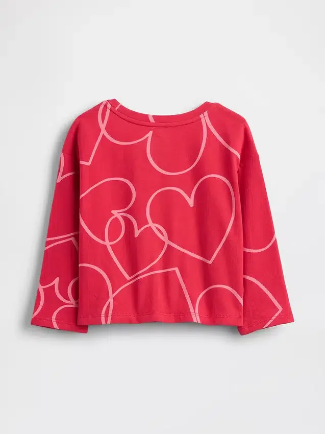 T-shirt dla niemowląt i maluchów z opadającymi ramionami do łączenia w zestawy