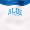 T-shirt dziecięcy „Get Blue” z logo w luźnym kroju