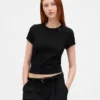 T-shirt dziecięcy z dzianiny waflowej