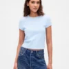 T-shirt dziecięcy z dzianiny waflowej