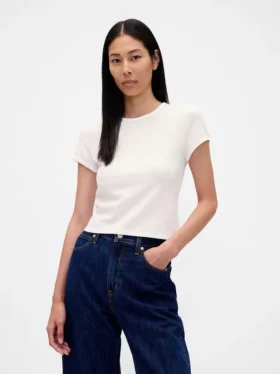 T-shirt dziecięcy z dzianiny waflowej