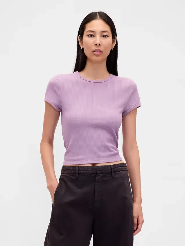 T-shirt dziecięcy z dzianiny waflowej