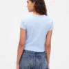 T-shirt dziecięcy z dzianiny waflowej