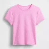 T-shirt dziecięcy z dzianiny waflowej