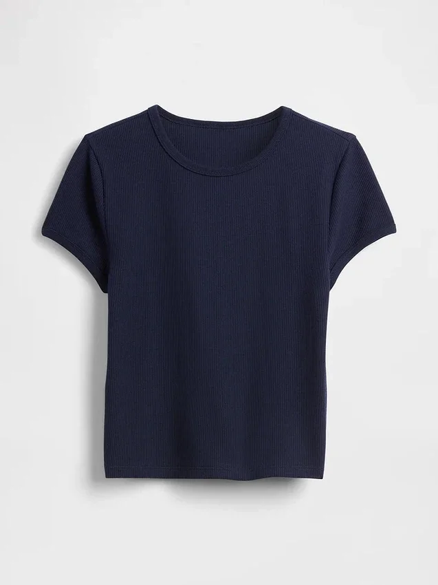 T-shirt dziecięcy z dzianiny waflowej