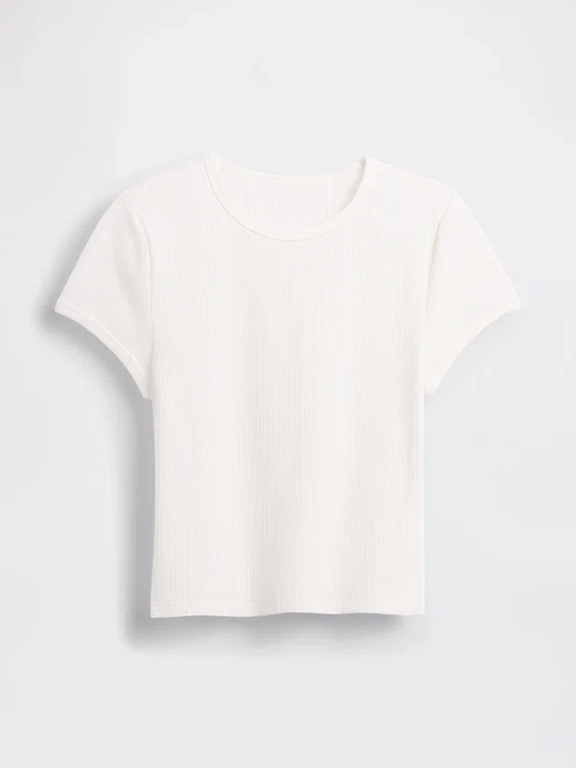 T-shirt dziecięcy z dzianiny waflowej