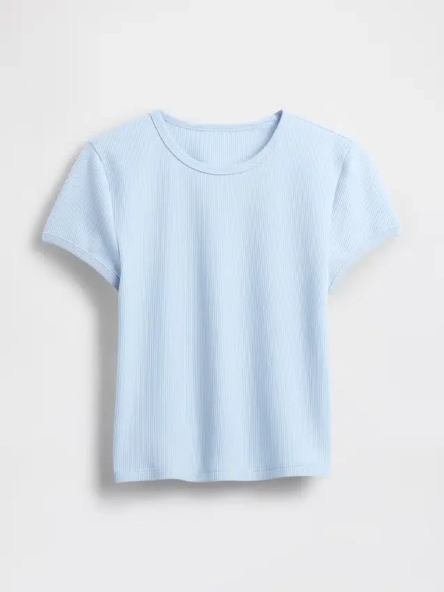 T-shirt dziecięcy z dzianiny waflowej