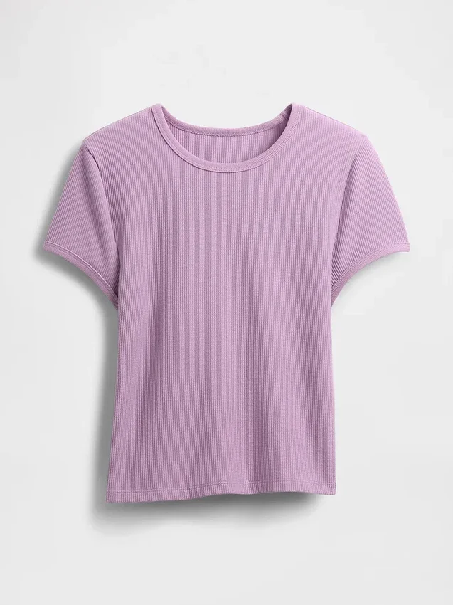 T-shirt dziecięcy z dzianiny waflowej