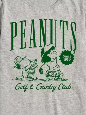 T-shirt dziecięcy z krótkim rękawem „Peanuts Golf Club”