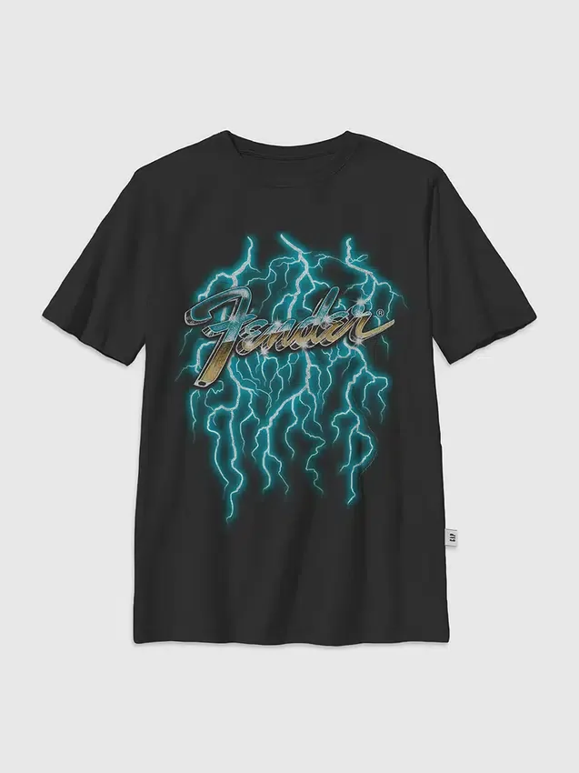 T-shirt dziecięcy z nadrukiem Fender Lightning