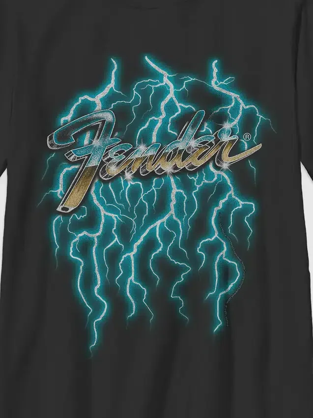 T-shirt dziecięcy z nadrukiem Fender Lightning