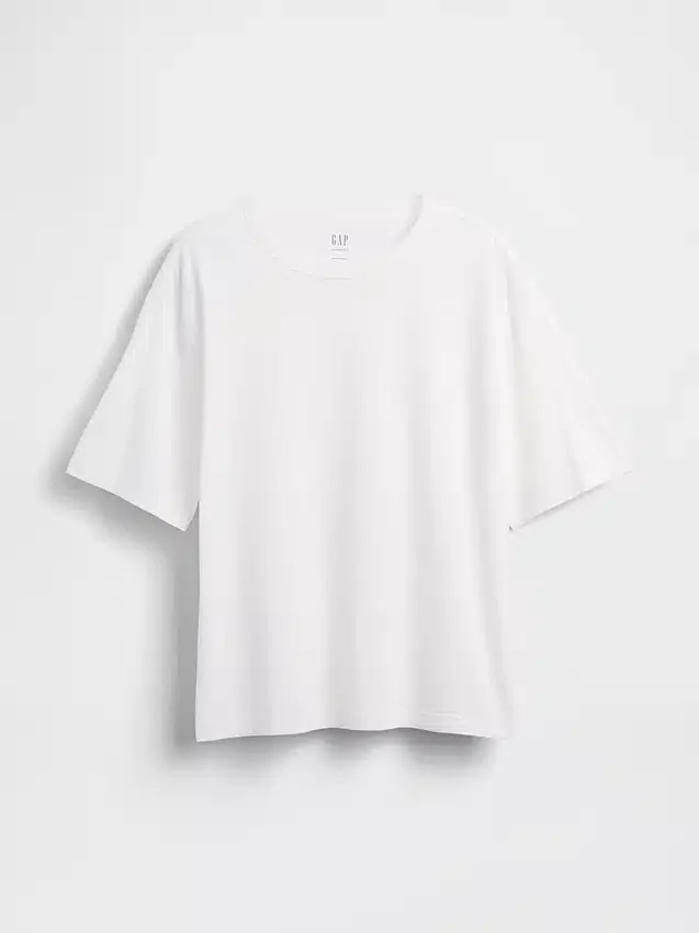 T-shirt o luźnym kroju