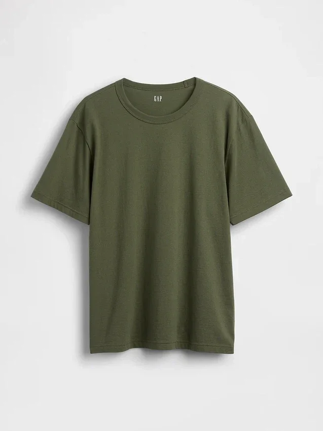 T-shirt o luźnym kroju