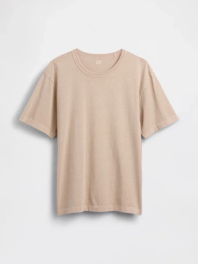 T-shirt o luźnym kroju