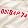 T-shirt Ouigap z logo, gruba, o skróconym kroju