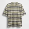T-shirt oversize w paski z motywem Keitha Haringa