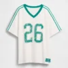 T-shirt oversize z logo Varsity