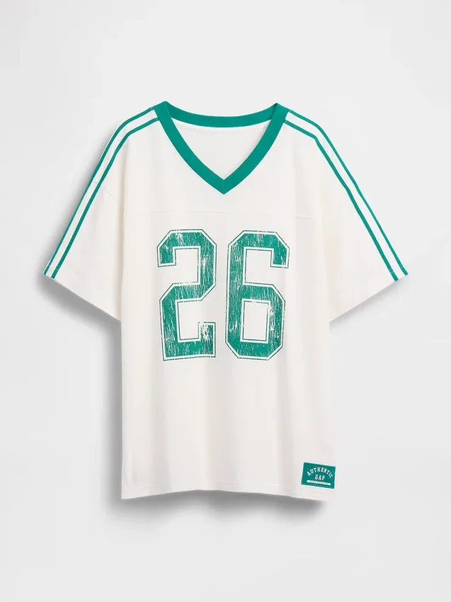 T-shirt oversize z logo Varsity