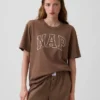T-shirt piżamowy oversize z logo Nap