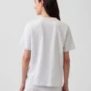 T-shirt piżamowy oversize z logo Nap