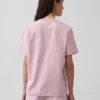T-shirt piżamowy oversize z logo Nap