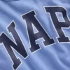 T-shirt piżamowy oversize z logo Nap