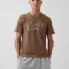 T-shirt piżamowy oversize z logo Nap
