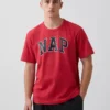 T-shirt piżamowy oversize z logo Nap
