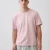 T-shirt piżamowy oversize z logo Nap