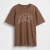 T-shirt piżamowy oversize z logo Nap