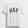T-shirt piżamowy oversize z logo Nap