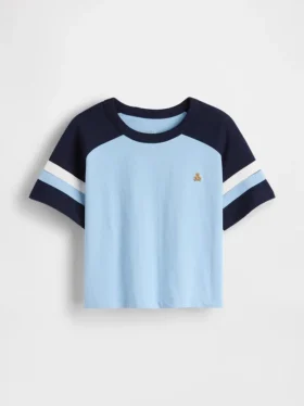 T-shirt piłkarski z raglanowymi rękawami dla niemowląt i Maluchów