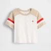 T-shirt piłkarski z raglanowymi rękawami dla niemowląt i Maluchów