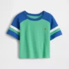 T-shirt piłkarski z raglanowymi rękawami dla niemowląt i Maluchów