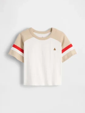 T-shirt piłkarski z raglanowymi rękawami dla niemowląt i Maluchów
