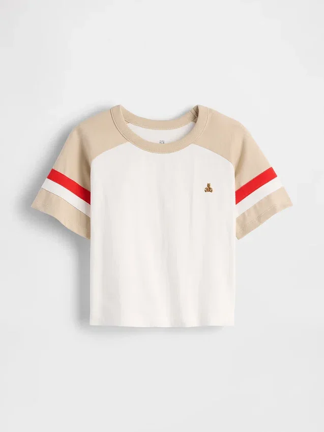 T-shirt piłkarski z raglanowymi rękawami dla niemowląt i Maluchów