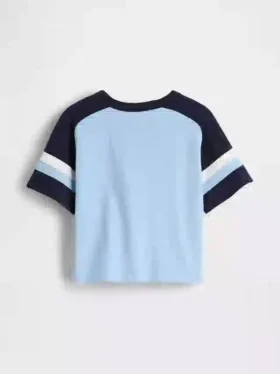 T-shirt piłkarski z raglanowymi rękawami dla niemowląt i Maluchów