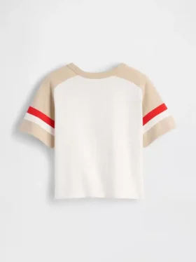 T-shirt piłkarski z raglanowymi rękawami dla niemowląt i Maluchów