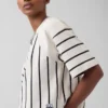 T-shirt typu crop o grubym splocie Ouigap