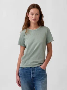 T-shirt z bawełny organicznej Vintagesoft