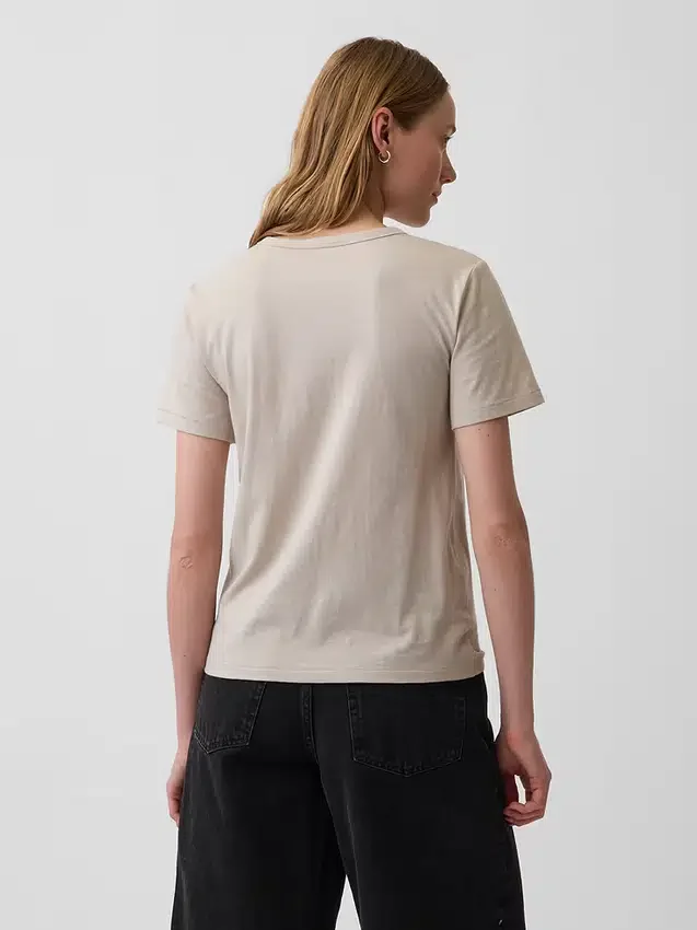 T-shirt z bawełny organicznej Vintagesoft