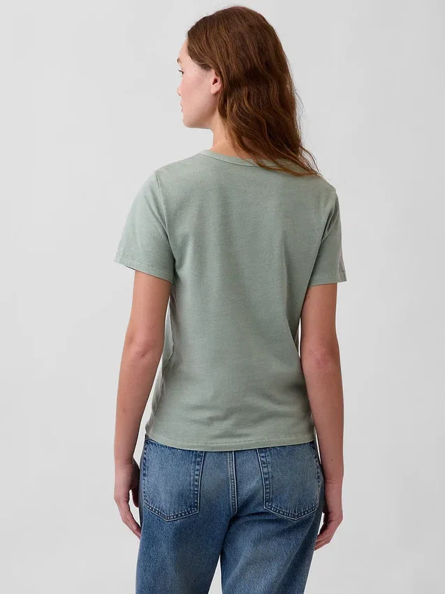T-shirt z bawełny organicznej Vintagesoft